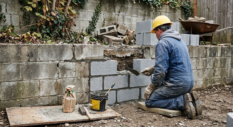 Block Wall Repair in East Brunswick, NJ