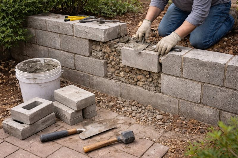Block Wall Repair in Iselin, NJ