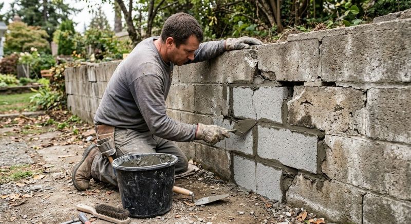 Block Wall Repair in Plainfield, NJ