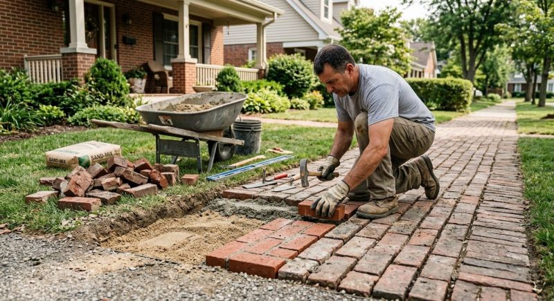 Brick Flatwork Repair in Lebanon, NJ