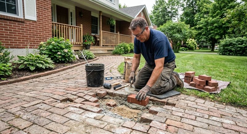 Brick Flatwork Repair in Marlboro, NJ