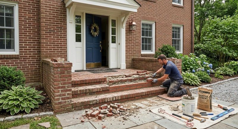 Brick Flatwork Repair in Millstone Township, NJ