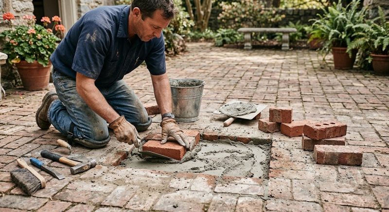 Brick Flatwork Repair in Ringoes, NJ