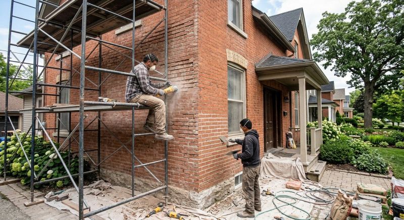 Brick Restoration in Warminster, PA