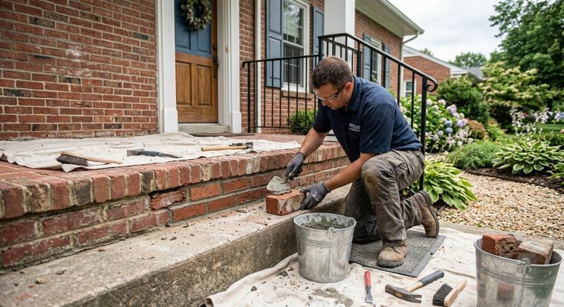 Brick Stairs Repair in Bristol, PA