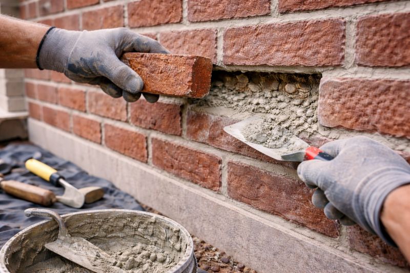 Brick Stairs Repair in Bucks County, PA