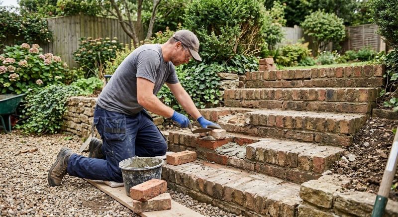 Brick Stairs Repair in Colonia, NJ