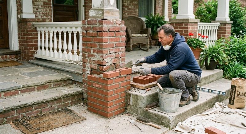 Brick Stairs Repair in North Brunswick, NJ