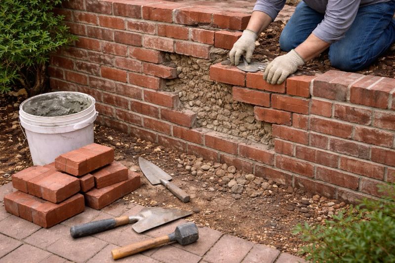 Brick Wall Repair in Matawan, NJ