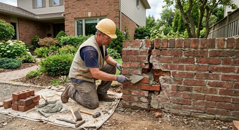 Brick Wall Repair in Middlesex County, NJ