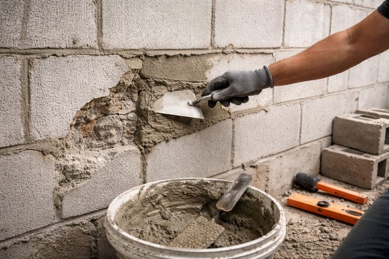 Cinder Block Wall Repair in Morrisville, PA