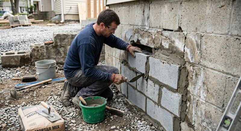 Concrete Block Repair in Bordentown, NJ