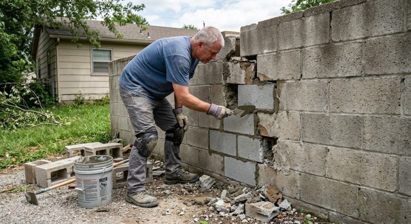Concrete Block Repair in Bordentown, NJ