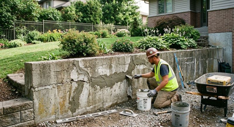 Retaining Wall Repair in Annandale, NJ