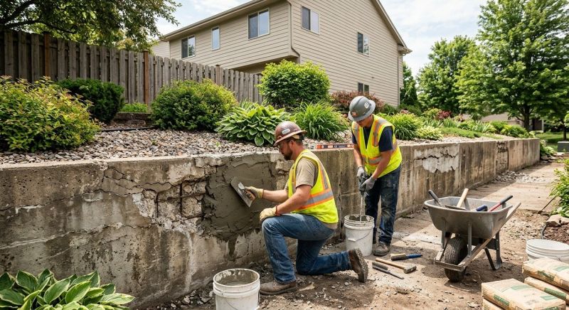 Retaining Wall Repair in Bordentown, NJ