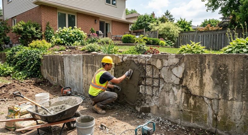 Retaining Wall Repair in Lebanon, NJ