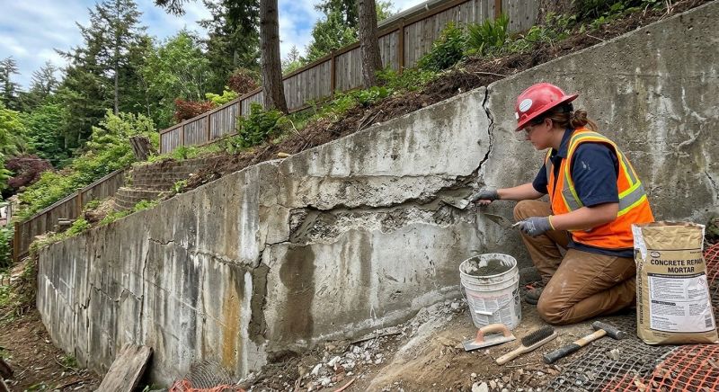 Retaining Wall Repair in Woodbridge, NJ