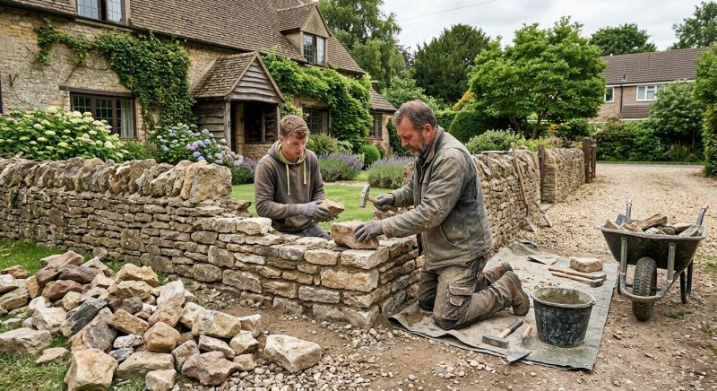 Stone Wall Repair in Clinton, NJ
