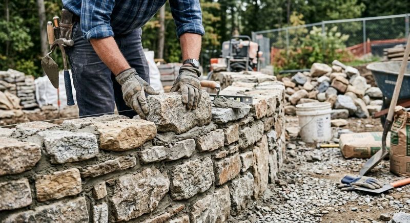 Stonework Installation in Levittown, PA